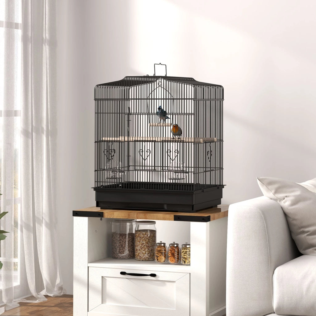 Gabbia per Uccelli ¨C Minimal ¨C Nero 46.5x36x59 cm