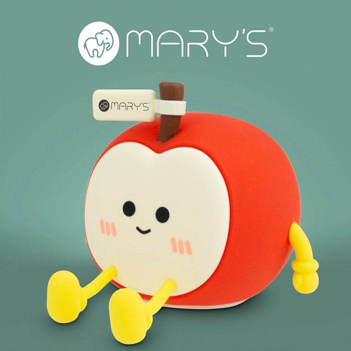Mary's Lampada Notturna Wireless LED Mela Rossa 0,6W
