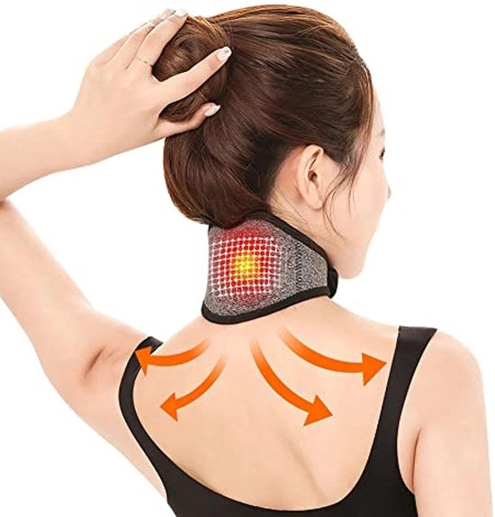 Cervicale Auto-Support con Terapia Magnetica – Supporto per il Dolore Cervicale e Protezione Termica