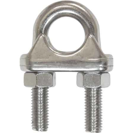 MORSETTO PER FUNI INOX 3-4 mm