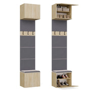 Guardaroba appendiabiti HAGA 1w rovere sonoma