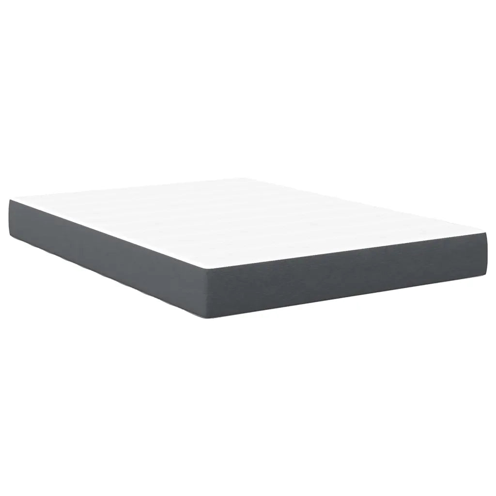 Materasso-Materasso per letto Grigio 140 x 190 cm Tessuto