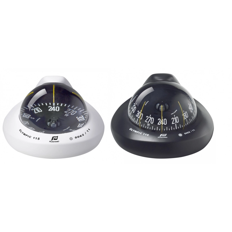 BUSSOLA OLIMPIC 115 BIANCA WHITE COMPASS WITH WHITE CONIC CARD