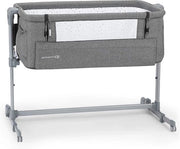 Letti a scomparsa per bebè con sistema di apertura e chiusura - Co-sleeper per bambini - Regolabile in altezza - Color beigio - Con materasso - Co-sleeper per letto a scomparsa
