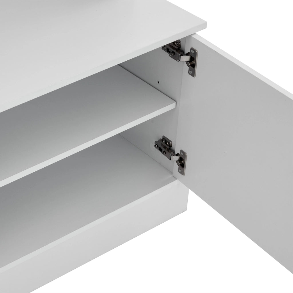 Scarpiera Armadio Ingresso con Panca ¨C MINIMAL ¨C Bianco, Ripiani Regolabili, Salvaspazio