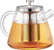 Tazza da tè in vetro con infusore - 1,5L - ideale per tè libero e erbe