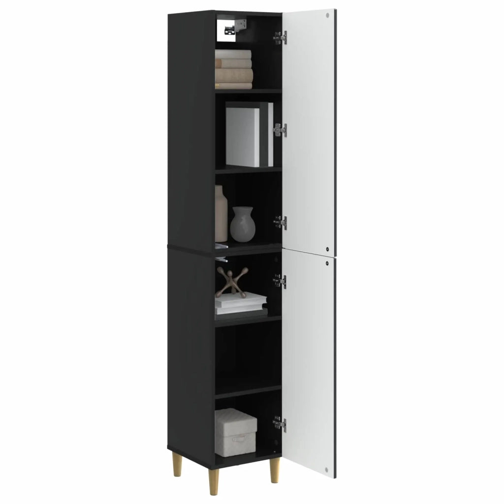Set di armadi 2 pz Nero Legno ingegnerizzato 3416710
