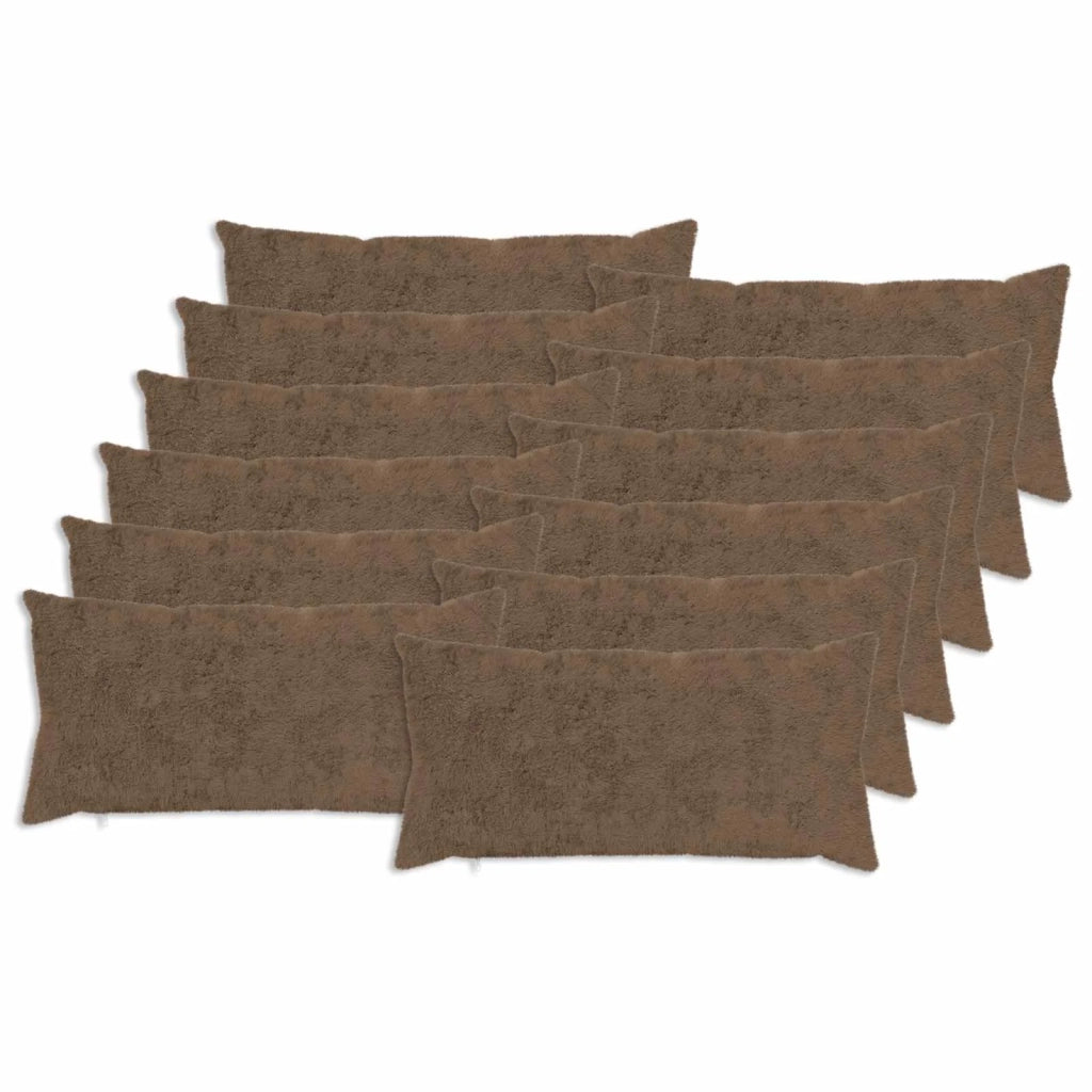 Federa 12 pz HEERLEN Marrone Chiaro 40 x 80 cm 910212