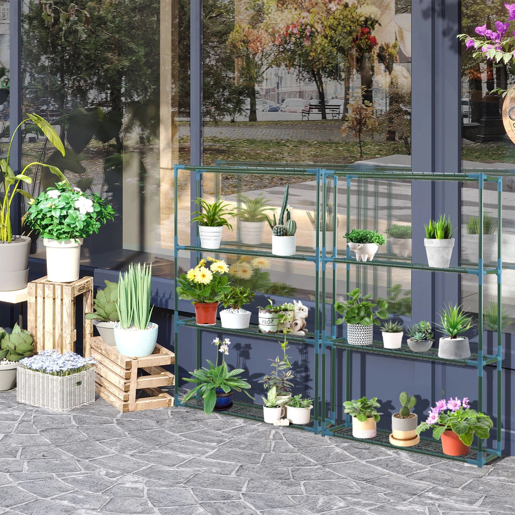 Scaffale per piante ¨C Minimal ¨C verde, metallo, 70x27x110 cm