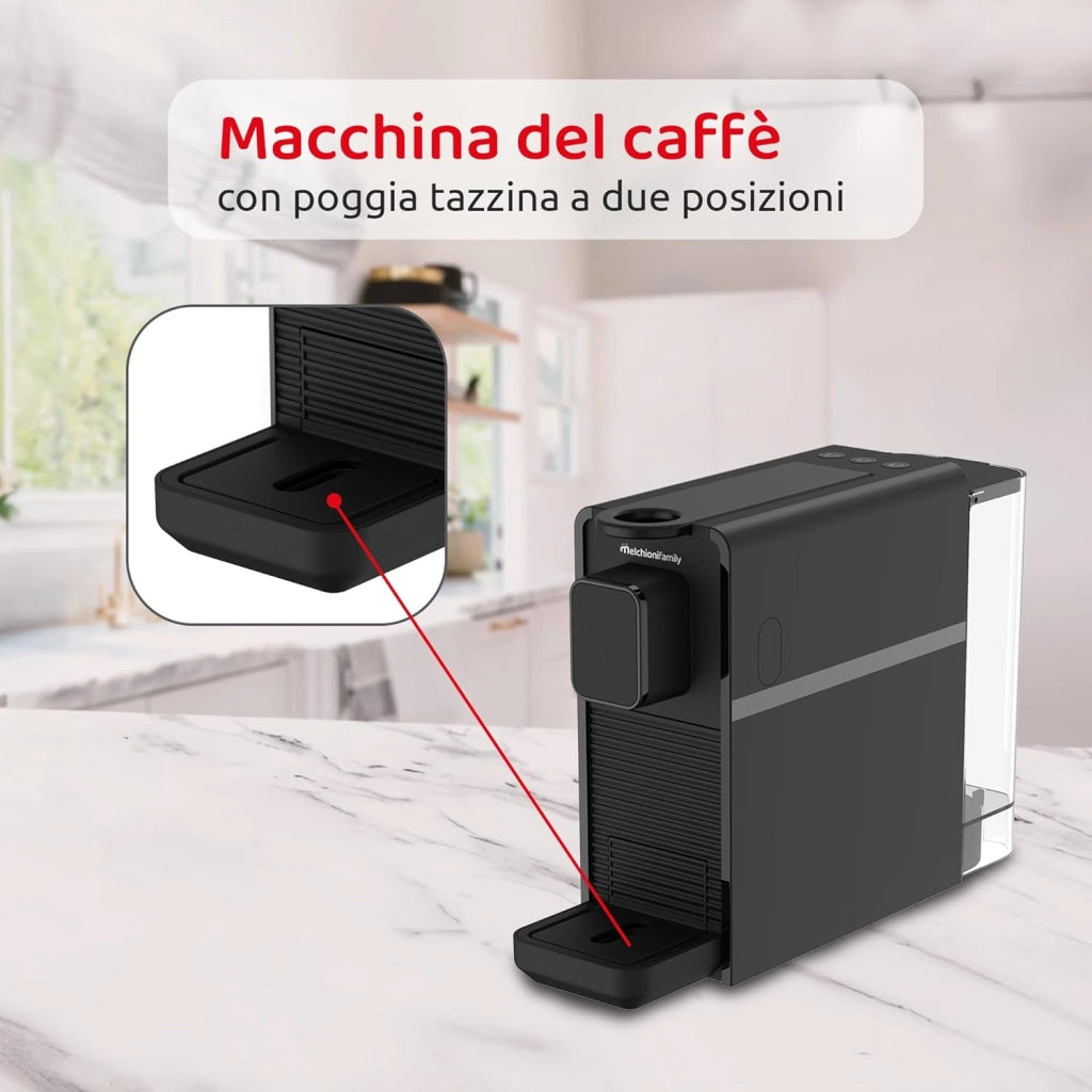 Macchina Caffe Automatica Melchioni Cremosa Compatibile Capsule nespresso 20bar