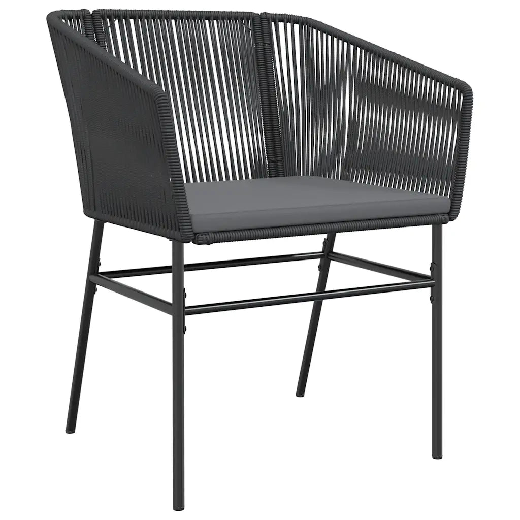 Set da Pranzo da Giardino con Cuscini 5 pz Polyrattan Vetro 3334613