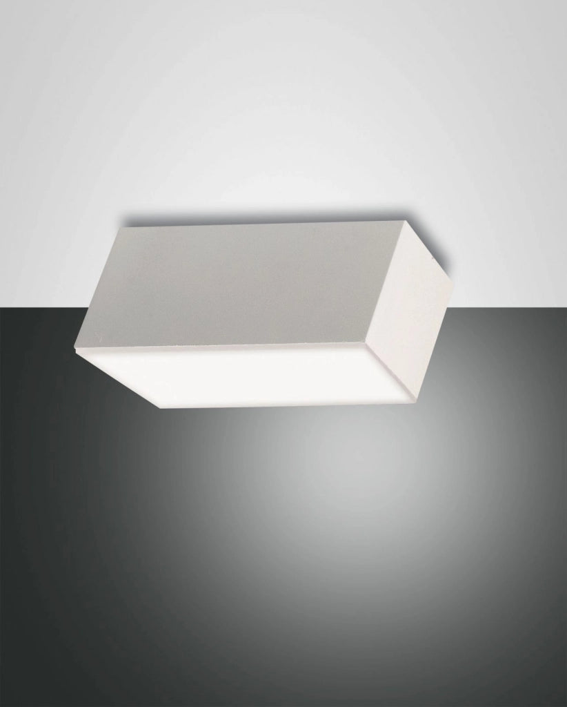 LUCAS APPLIQUE BIANCO PARETE/SOFFITTO A LED 12W 3000K 1040LM DIMMERABILE