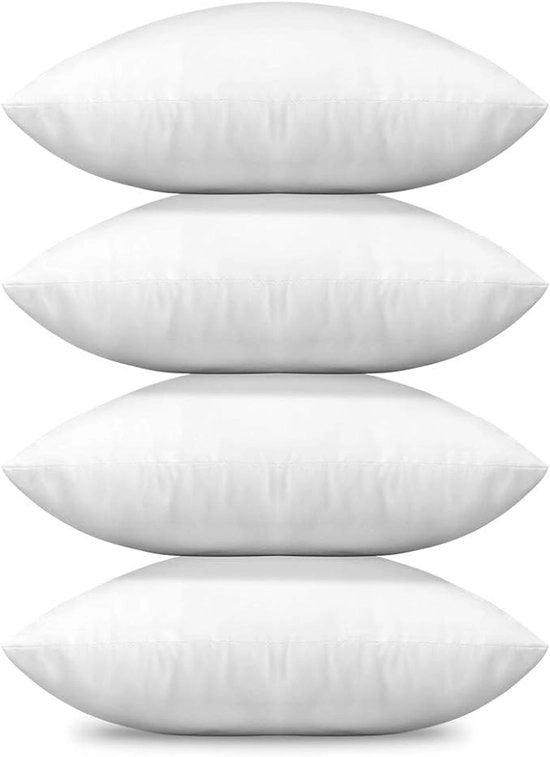 Set di 4 cuscini quadrati 45x45 cm - cuscini per divano e letto