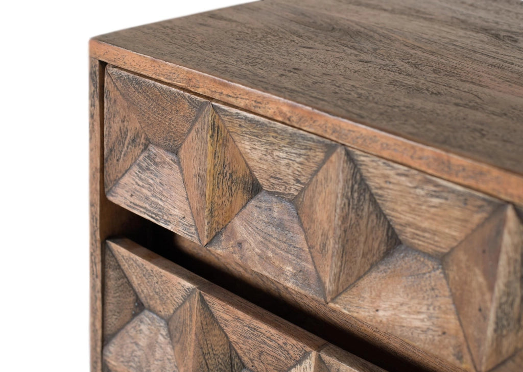 Credenza in legno di mango con finitura anticata