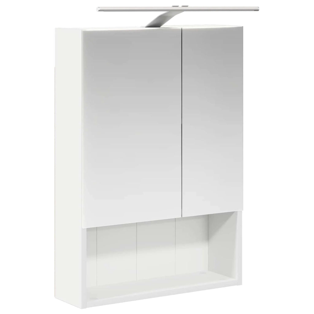 Mobiletto per specchio da bagno Bianco 50 x 14,5 x 70 cm 889207