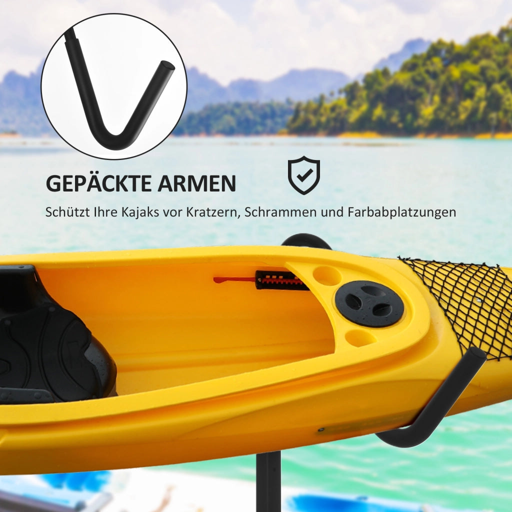 Supporto per Kayak e Paddleboard ¨C Zephmum ¨C Metallico, Regolabile 144-180 cm