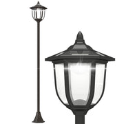 Lampada Solare da Giardino ¨C Minimal ¨C Nero 26,5x177 cm