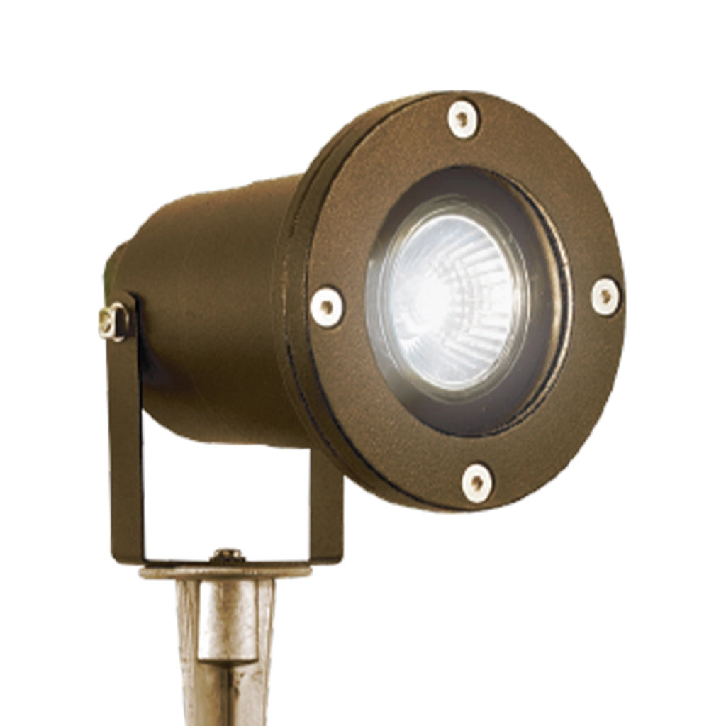 Applique Da Esterno Moderna Spikey Alluminio Nero Vetro 1 Luce Gu10
