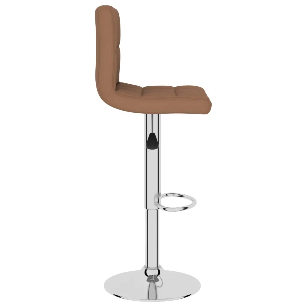 Sgabello da Bar Marrone in Tessuto 334232