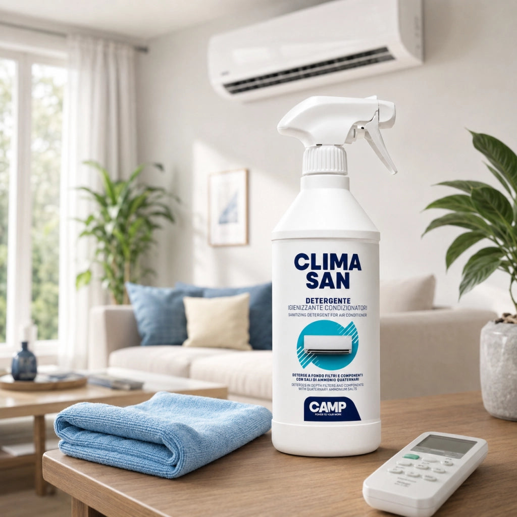 Camp climasan detergente per filtri e componenti climatizzatori 750 ml