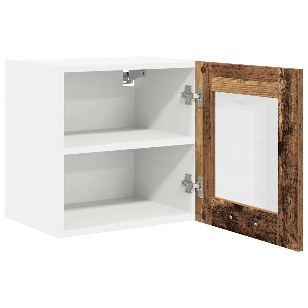 Armadio pensile con porta 2 pcs Legno vecchio 40 x 31 x 40 cm 884207