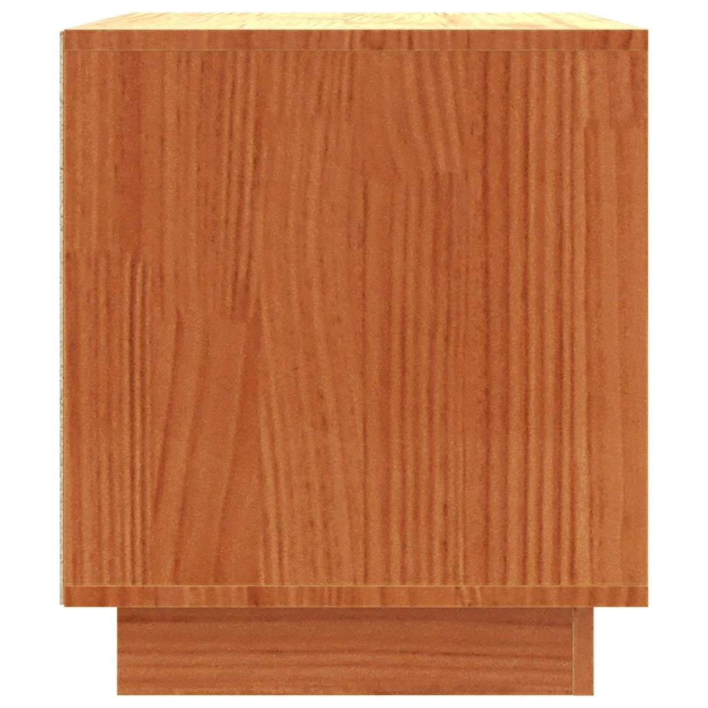 Mobile TV-Credenza per TV-Console TV Marrone cerato 80 x 35 x 40,5 cm Pino massello