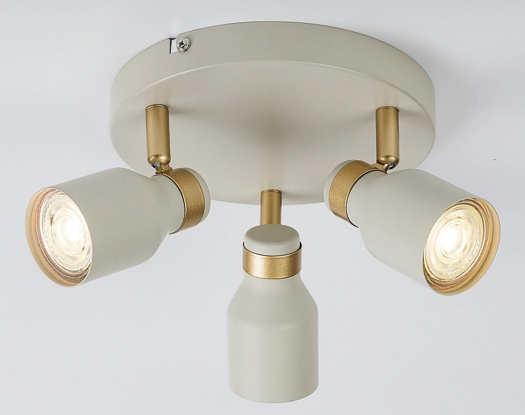 Lampada da soffitto Nezori 3xGU10 bianco oro Rabalux
