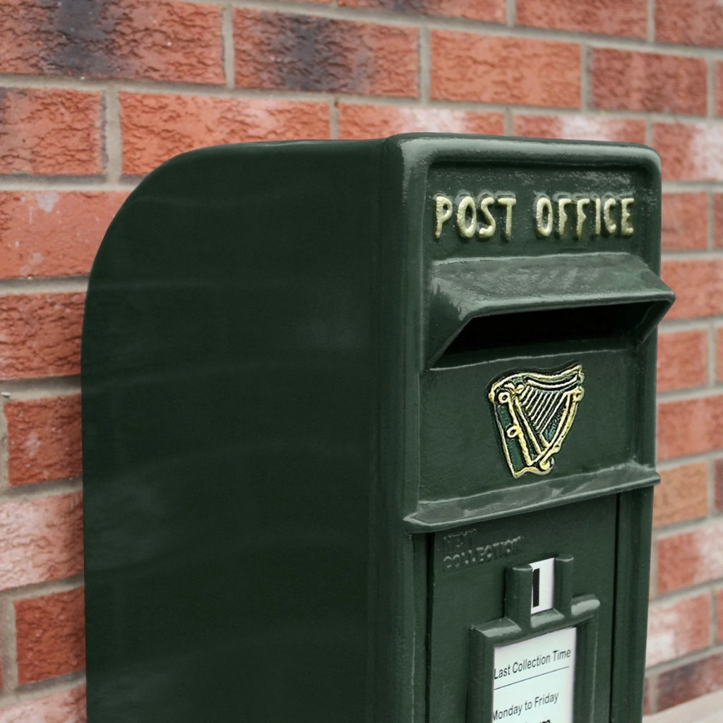 Cassetta Postale per le Lettere in Stile Britannico Inglese in Ghisa da Esterno Bocchetta Lettere Standard UK - Bianco