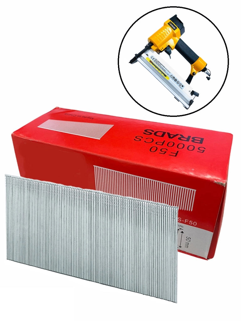 CHIODI PER SPARACHIODI CHIODATRICE ELETTRICA O PNEUMATICA 5000 PEZZI 50 mm