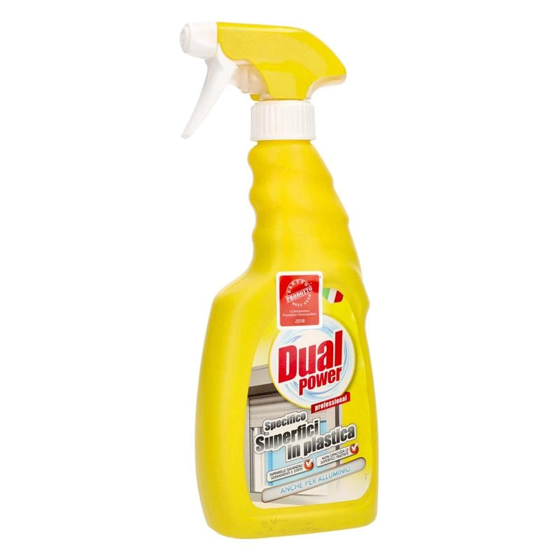 DUAL POWER SPRAY 500ML DETERGENTE PER SUPERFICI IN PLASTICA OKY