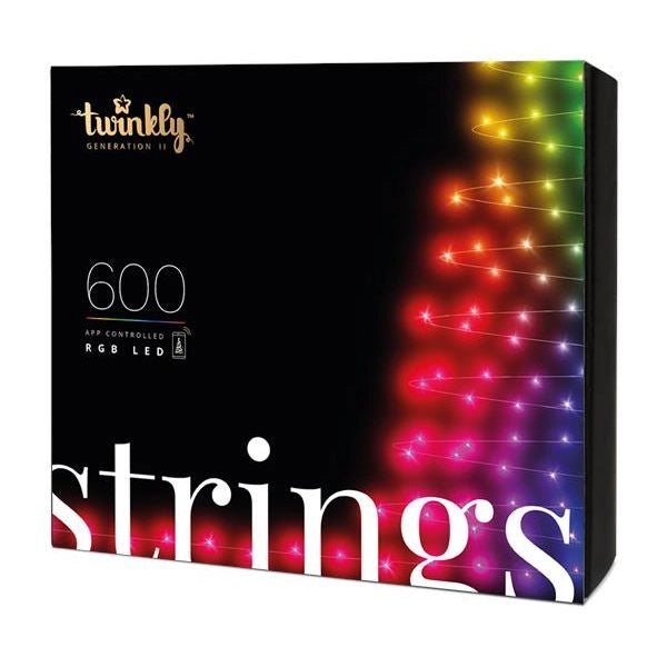 Twinkly stringa 600led rgb blk tws600stp-beu