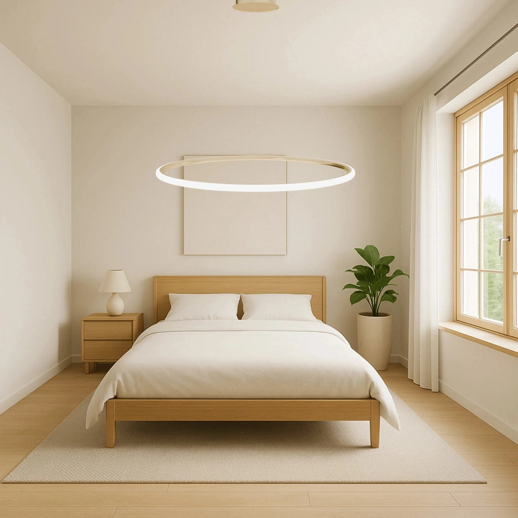 Lampada A Sospensione Lhj001-cp 40 Cm Gold