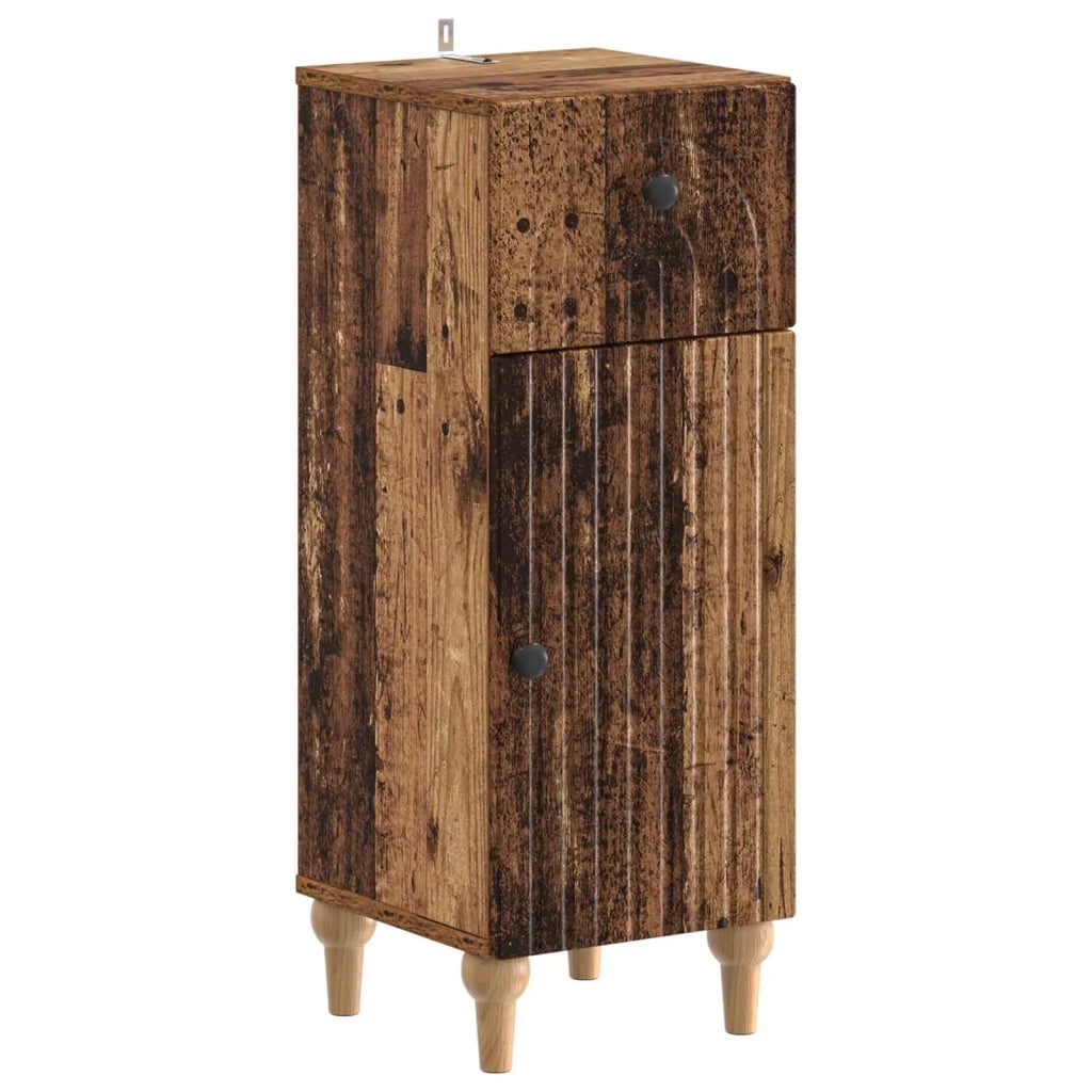 Set di Armadi da Bagno da 2 Pezzi ALKMAAR Legno antico 3417997