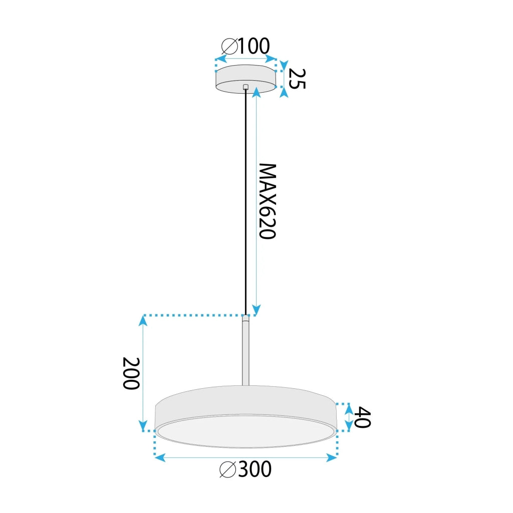 Lampada Led APP1686-1CP 30cm Gold