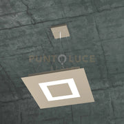 CARPET SOSPENSIONE 40X40 4 LUCI SABBIA 1137-S40-SA