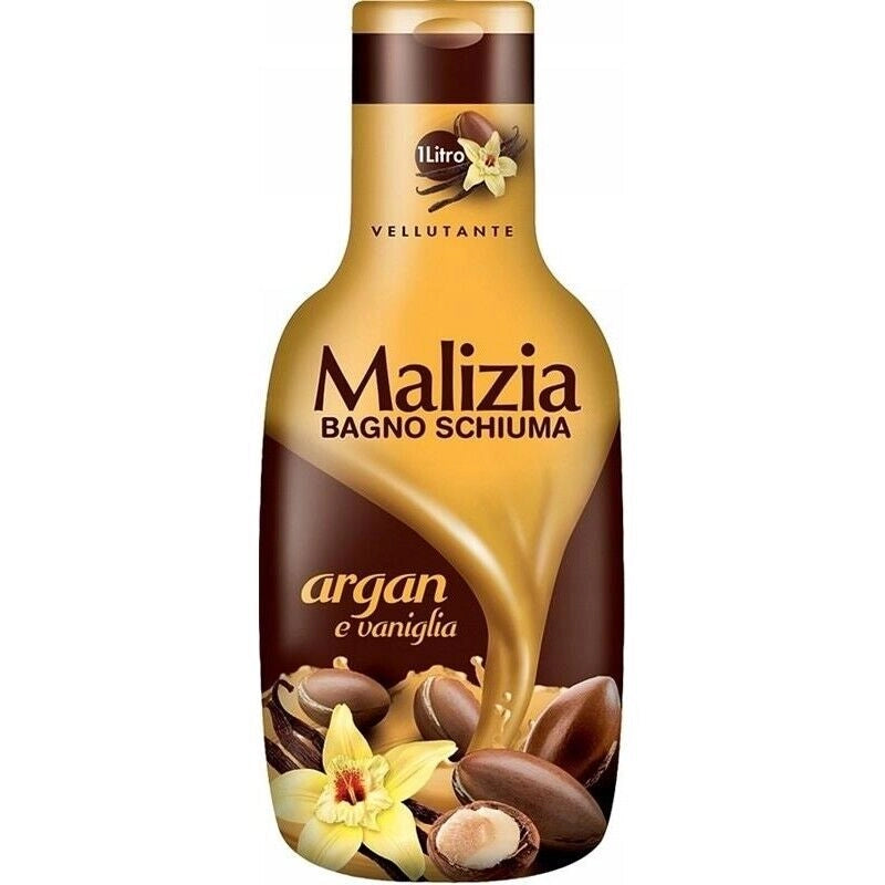 SET 3 PZ MALIZIA BAGNO SCHIUMA 1LT ARGAN E VANIGLIA