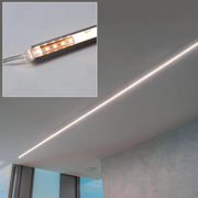 Trade Shop - Barra Led 12 W Profilo Alluminio Incasso Esterno 12 V Luce 4000k Dimmerabile -