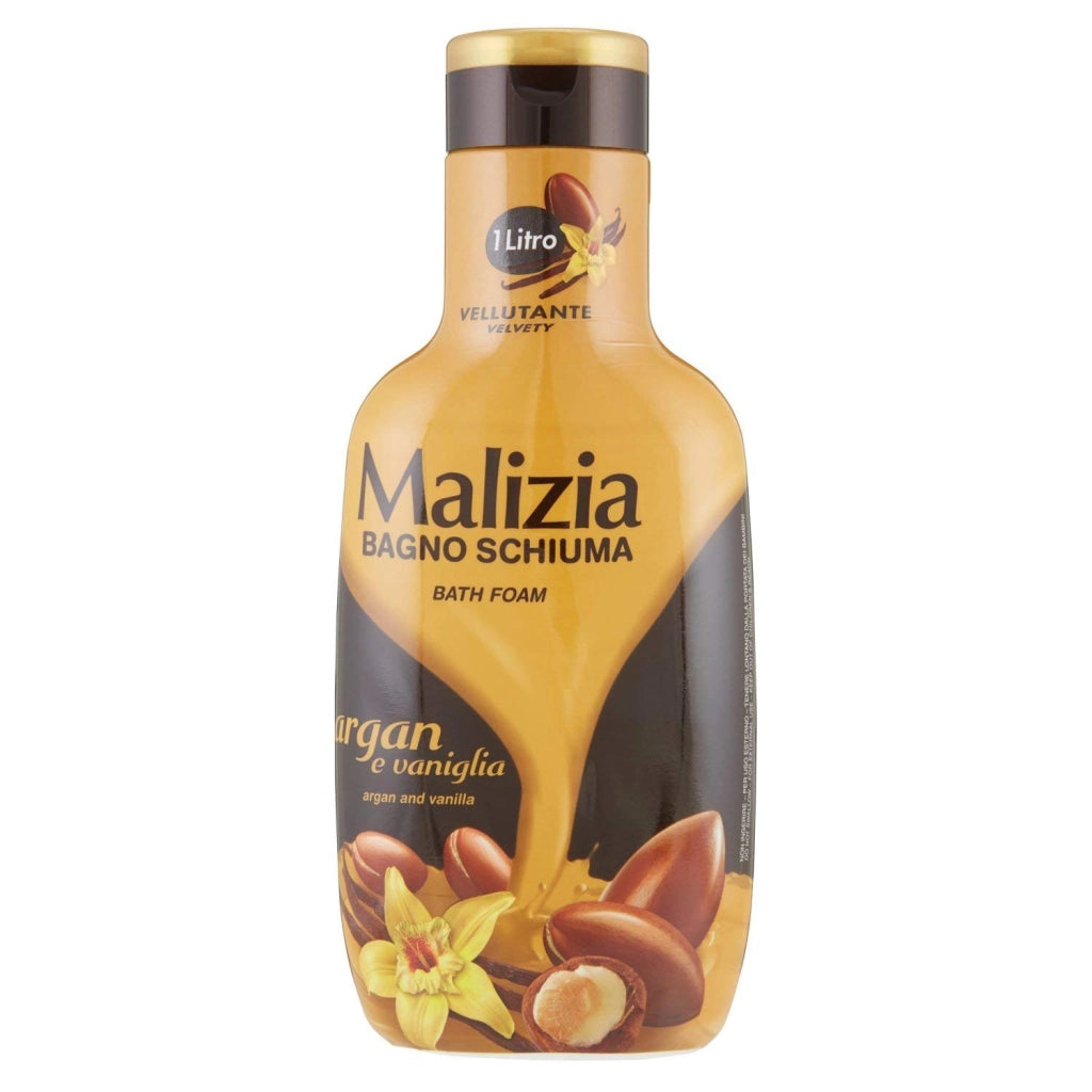 SET 3 PZ MALIZIA BAGNO SCHIUMA 1LT ARGAN E VANIGLIA