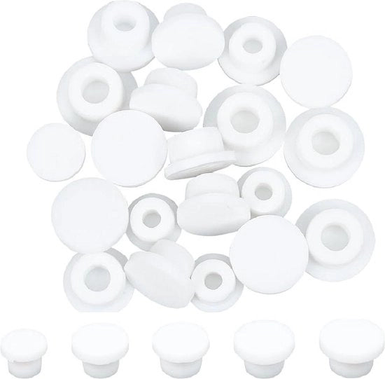 Flessa di silicone impermeabile e resistente, 20 pezzi, 5 dimensioni - tulead gat plug rubbertule adatto per diametri da 155 mm a
