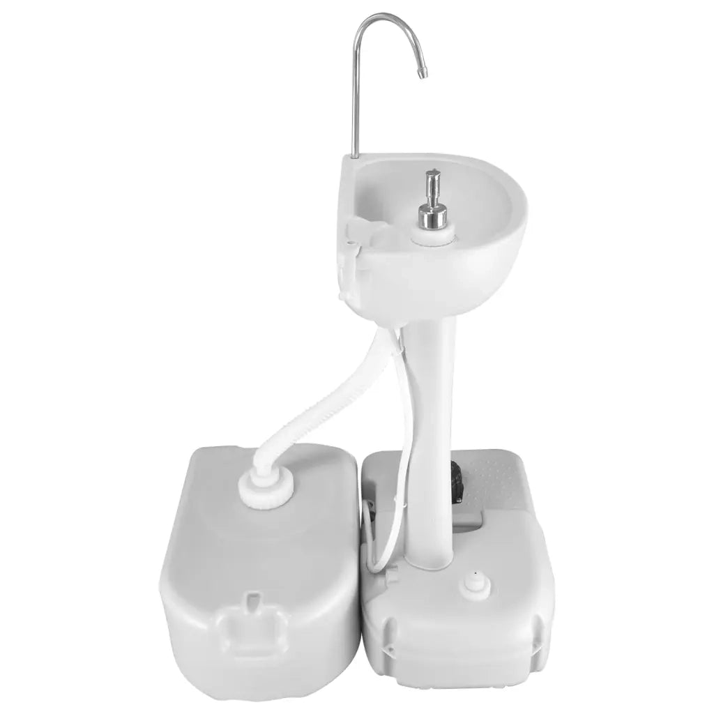 Serbatoio Acqua Portatile con Adattatore 24 L Grigio 154415