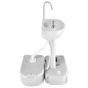 Serbatoio Acqua Portatile con Adattatore 24 L Grigio 154415