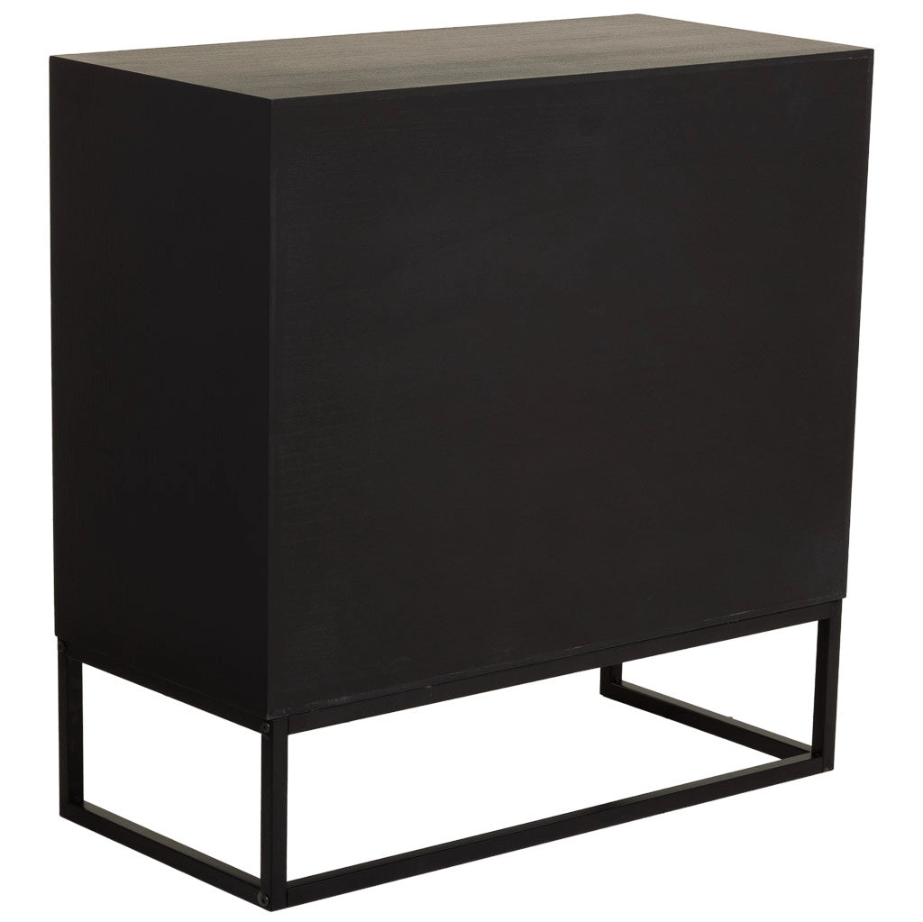 Credenza in legno di recupero marrone 80x39,5x81h cm