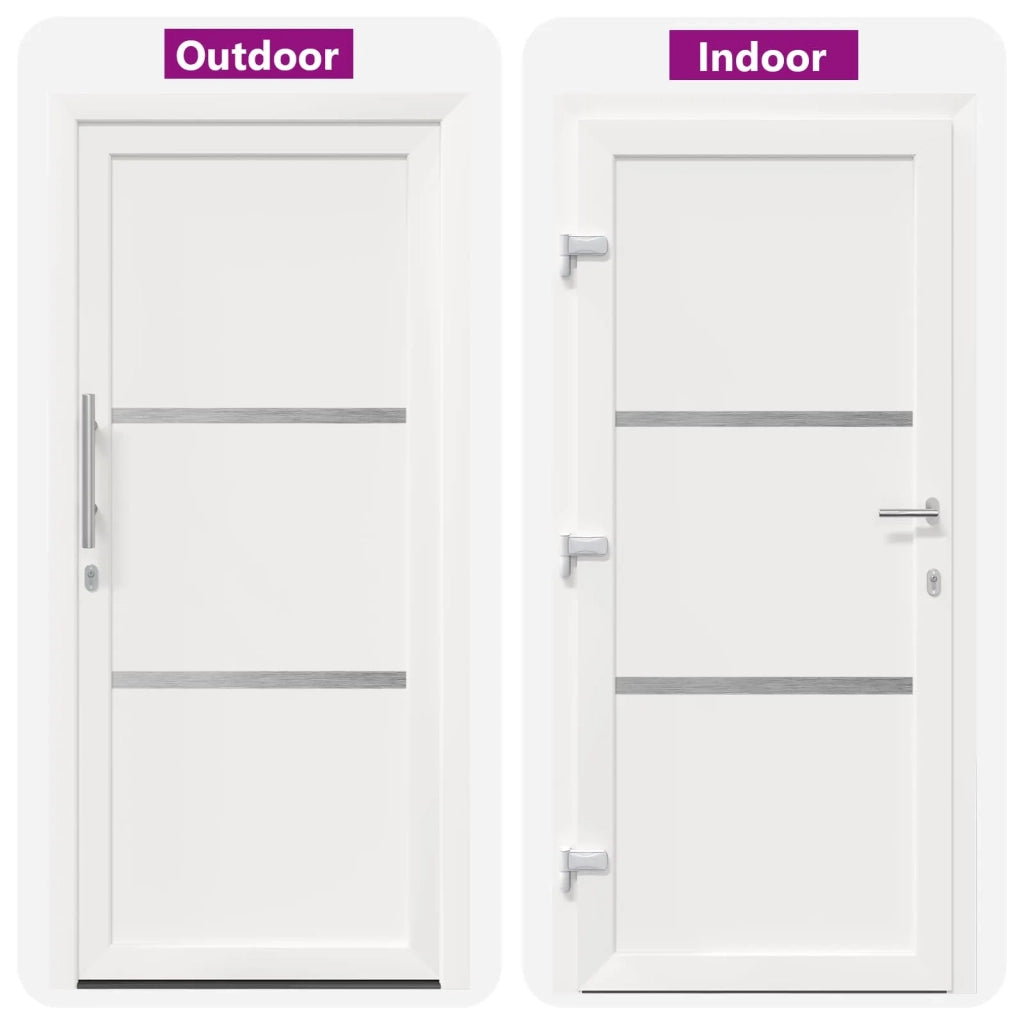 Porta Frontale Bianco 88 x 200 cm PVC 3445687