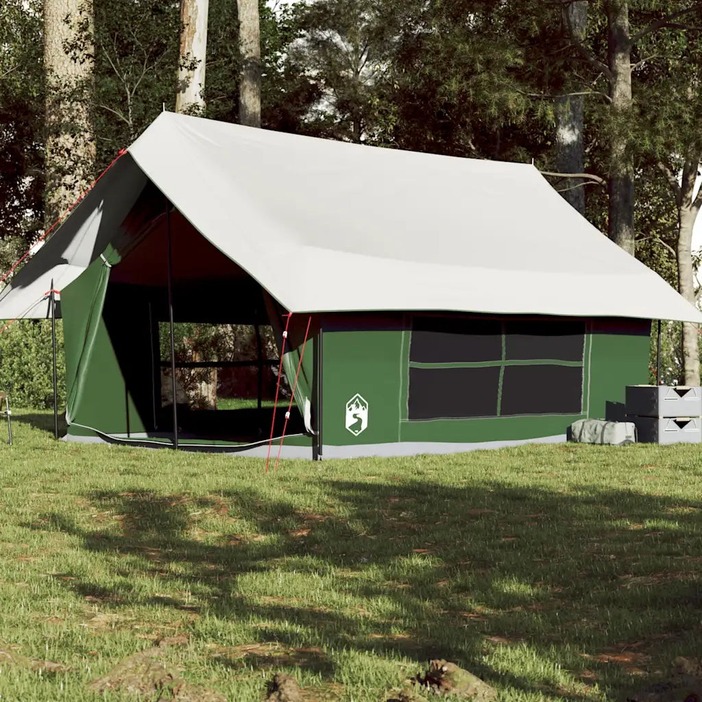 Tenda da campeggio | Tenda da campo per 5 Persone Verde Impermeabile