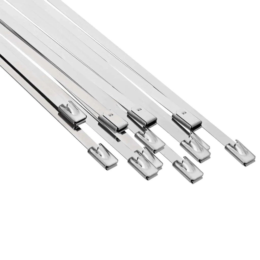 Fascetta per Cavi 12 pz 4,6 x 150 mm Argento 42029264