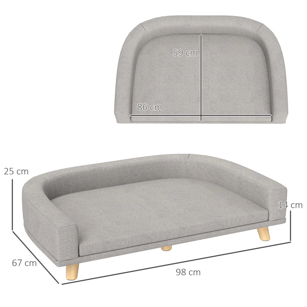 Letto per cani ¨C Minimal ¨C 98x67x25 cm grigio