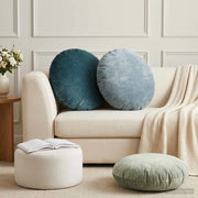 Federa 6 pz HEERLEN Blu Ø 60 cm Tessuto Chenille 922962