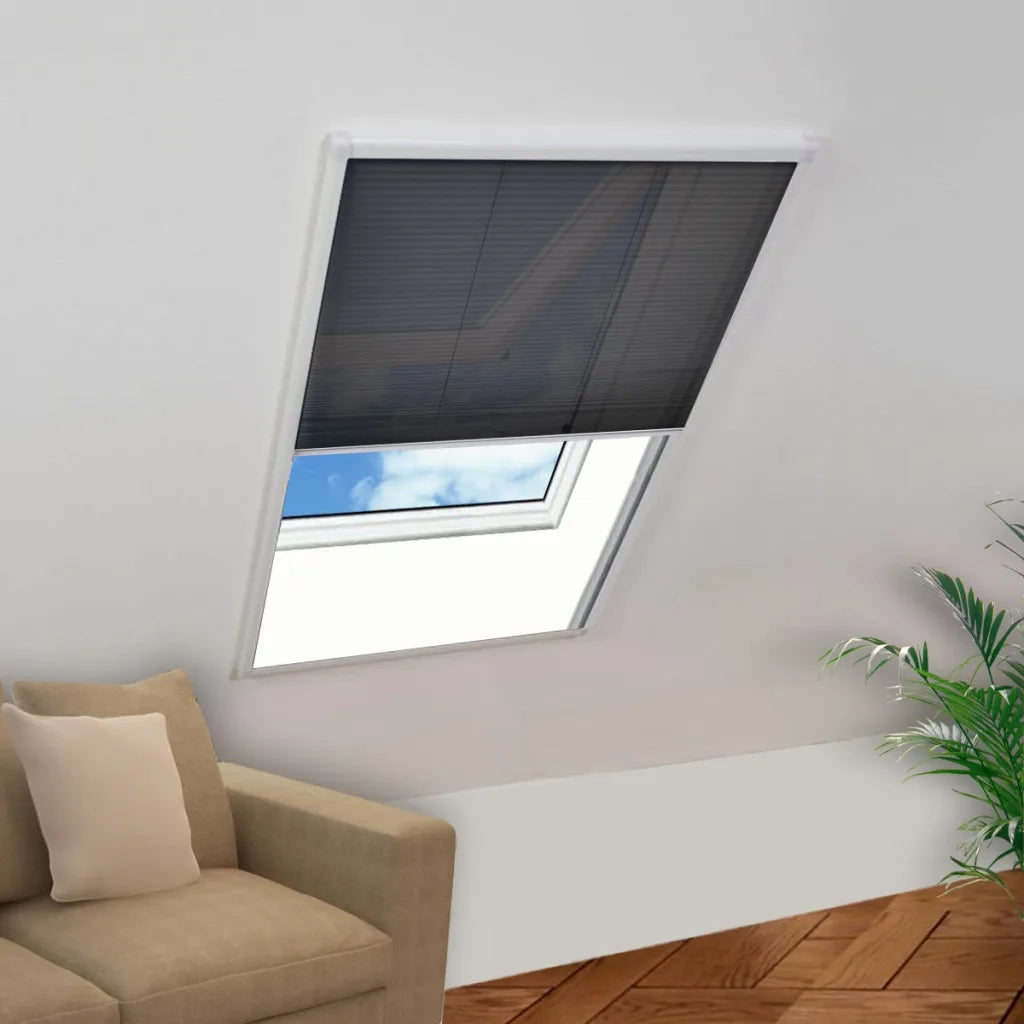 Tenda Antiinsetti Plissettata da Finestra 80 x 160 cm 141129