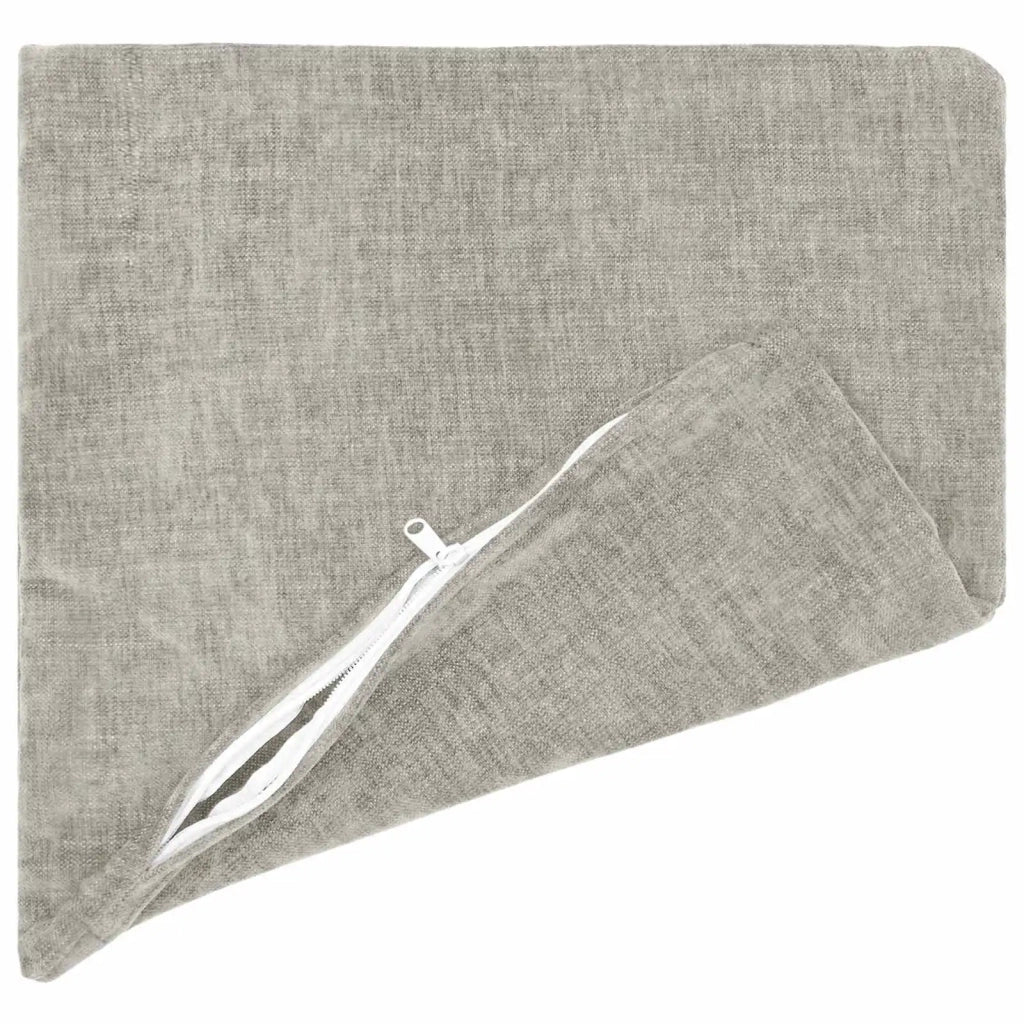 Federa 2 pz HEERLEN Grigio Chiaro 35 x 35 cm Tessuto Chenille 908113