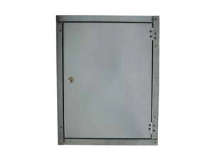 SPORTELLO LISCIO IN ACCIAIO ZINCATO  cm.29x39h.
